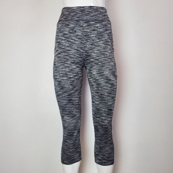 NEW J. Crew Gray Space Dye Cropped Leggings - Picture 2 of 13